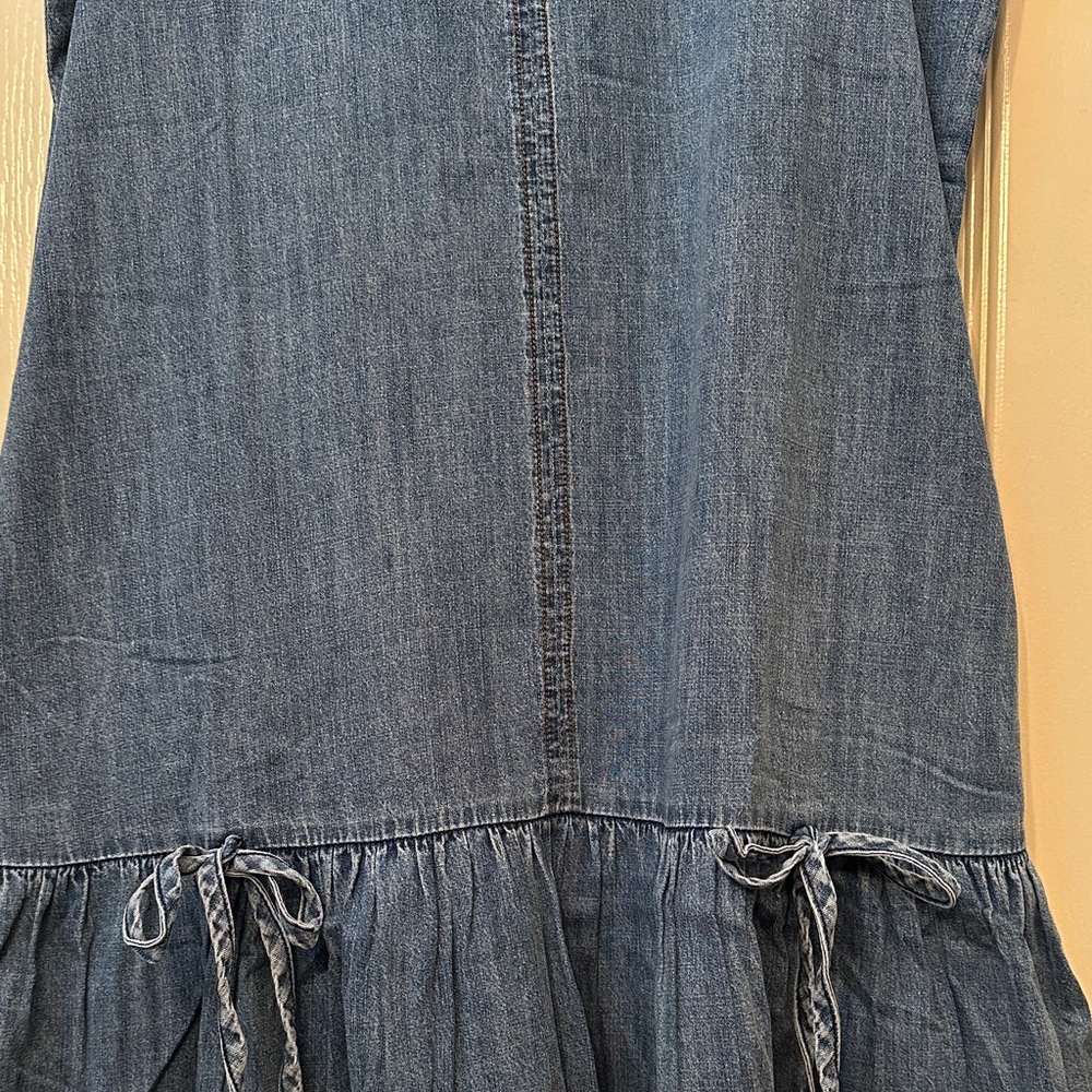 She + Sky Blue Denim Casual Dress - Picture 5 of 9